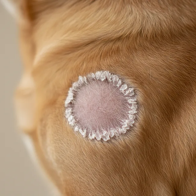 Skin infection (pyoderma) in dogs — what it can look like