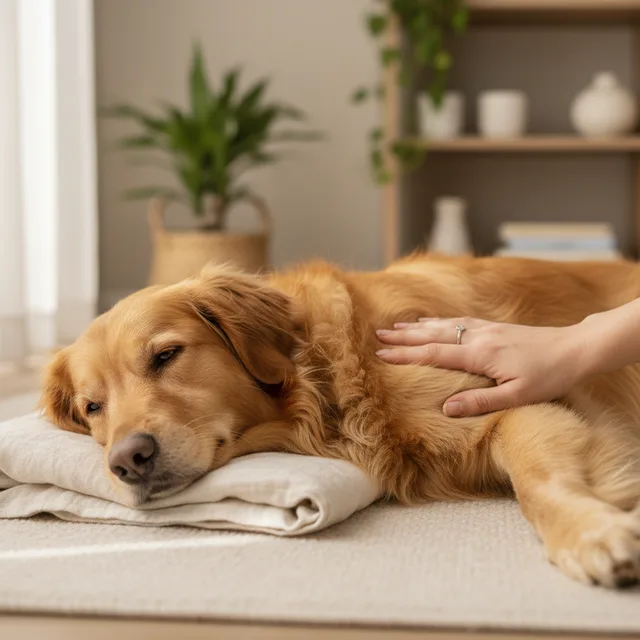 Gas & gut noise in dogs — what it can look like