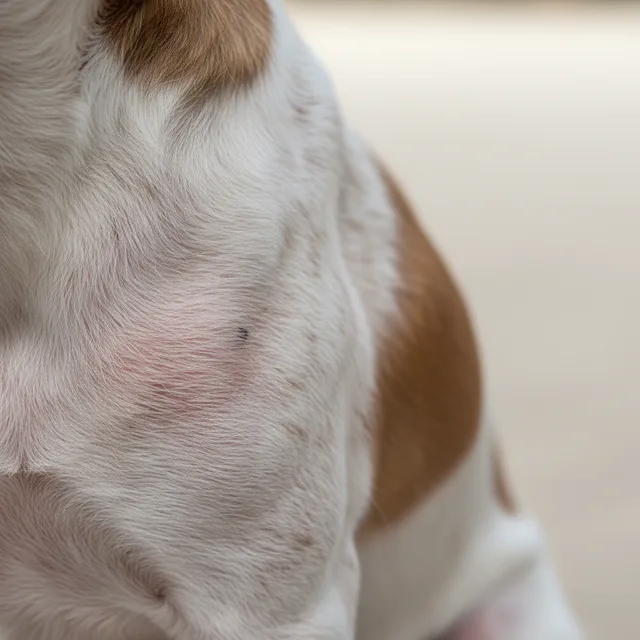 Hair loss / thinning in dogs — what it can look like