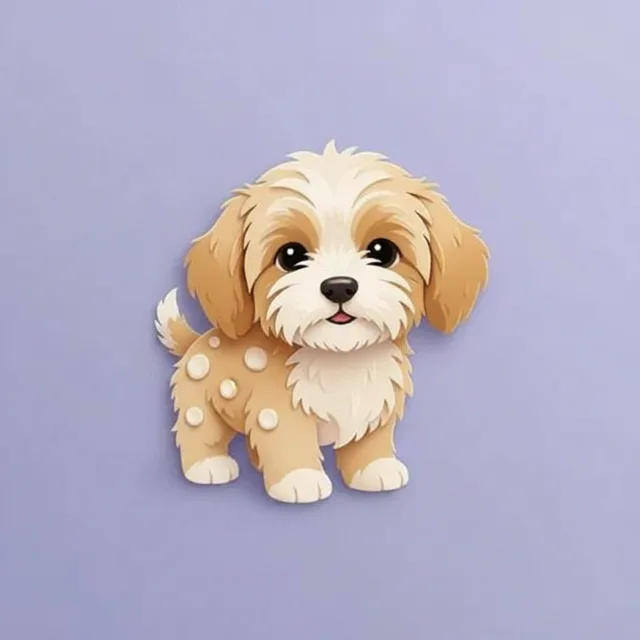 Hives / welts in dogs — illustration