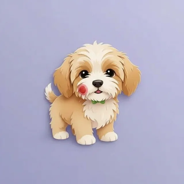 Hot spots in dogs — illustration