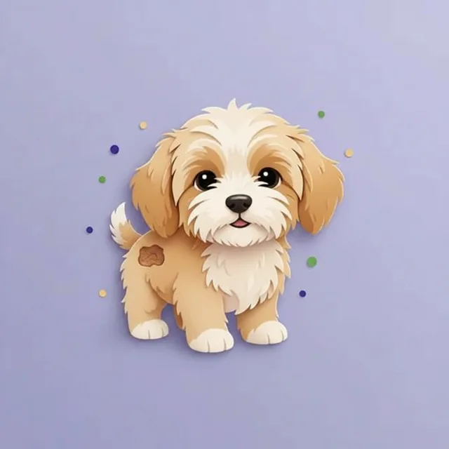 Thickened 'elephant' skin in dogs — illustration