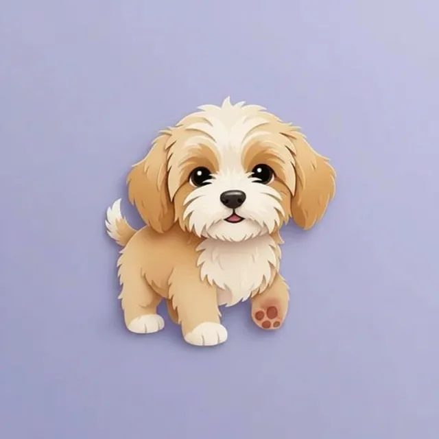 Yeasty, greasy skin in dogs — illustration